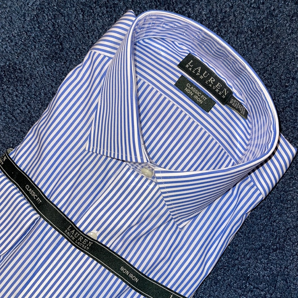 Men’s Ralph Lauren Classic Fit Non Iron Shirt Brand New with Tags